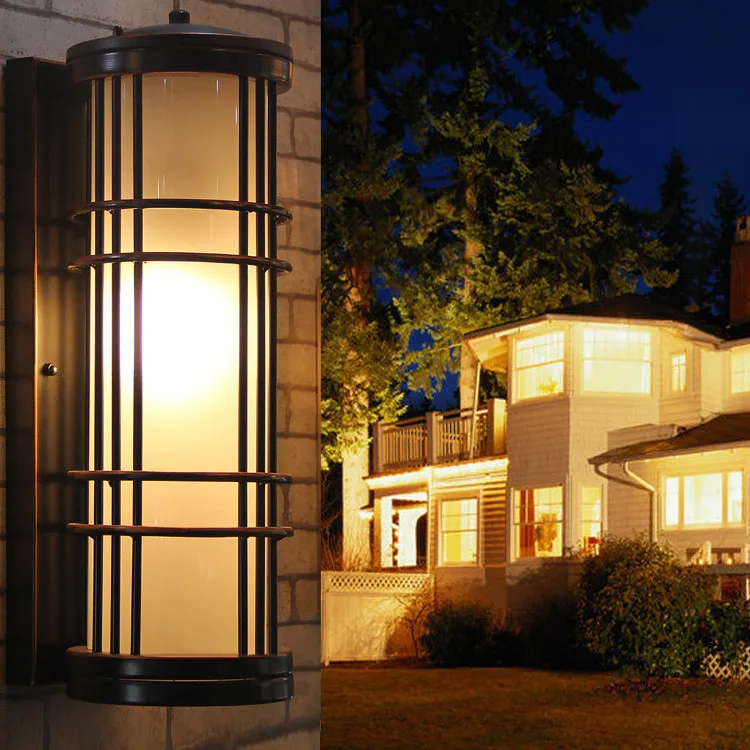 Large Vintage Outdoor Lighting Courtyard Wall Lamp Big Retro Glass Garden Light Balcoly Antique Waterproof Outdoor Wall Arandela Large Vintage Outdoor Lighting Courtyard Wall Lamp Big Retro Glass Garden Light Balcoly Antique Waterproof Outdoor Wall Arandela