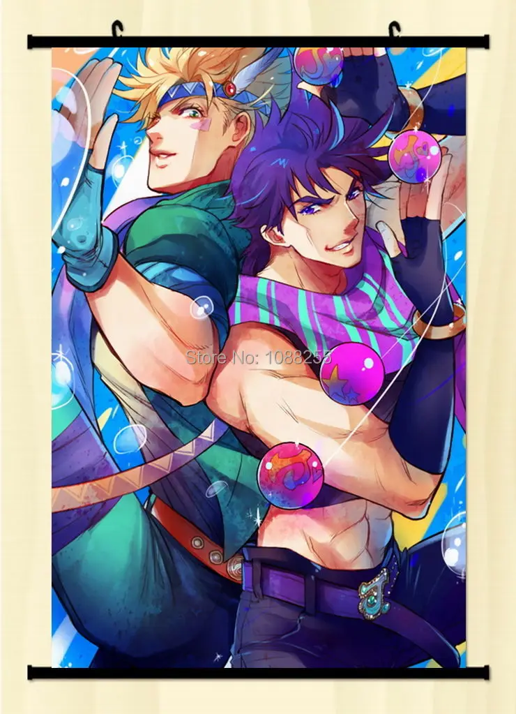 Домашний декор японский настенный плакат прокрутка Jojo JoJo странное приключение