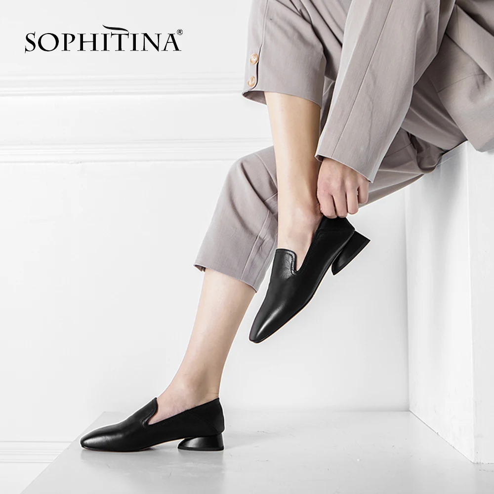 SOPHITINA/Новые брендовые женские туфли лодочки 2019г. Повседневные удобные ручной