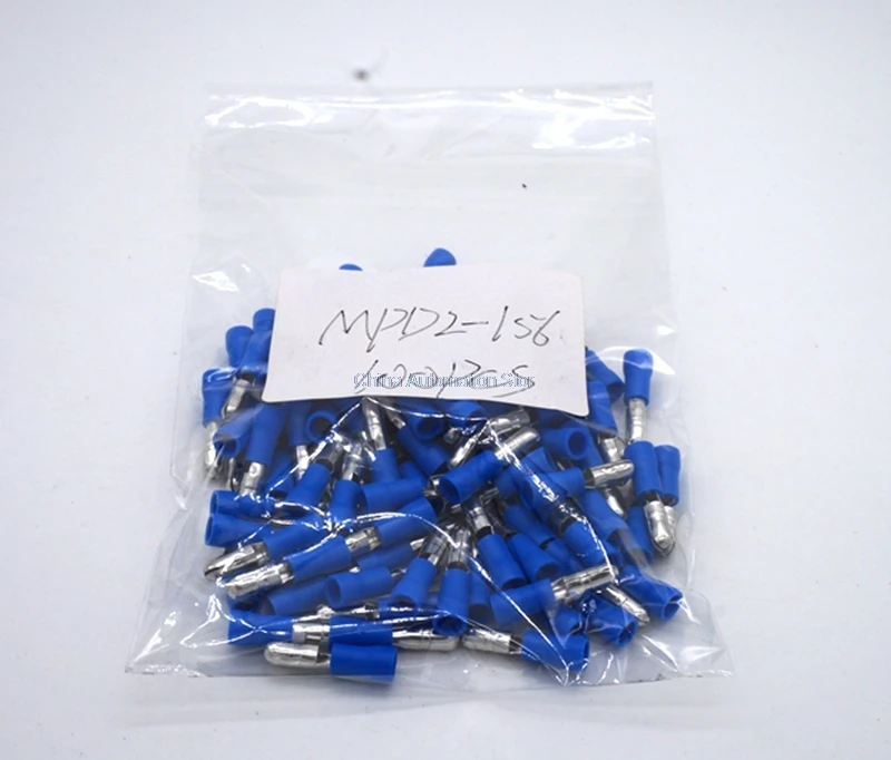 MPD2 156 MPD2.5 156 100PCS Bullet Shaped male Insulating Joint Wire