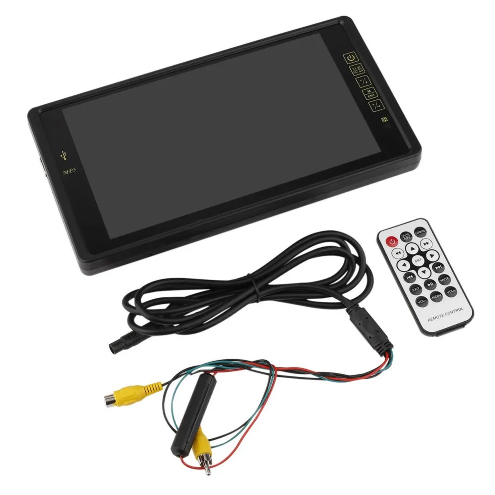 TFT lcd 720P 9 дюймов Автомобильный FM Mp4 MP5 видео плеер Авто парковочный монитор
