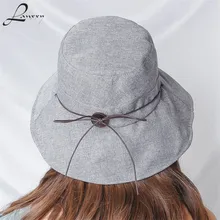 Lanxxy Винтаж женская панама пуговицы Панама летние шапки женские модные рыболовные кепки Gorro