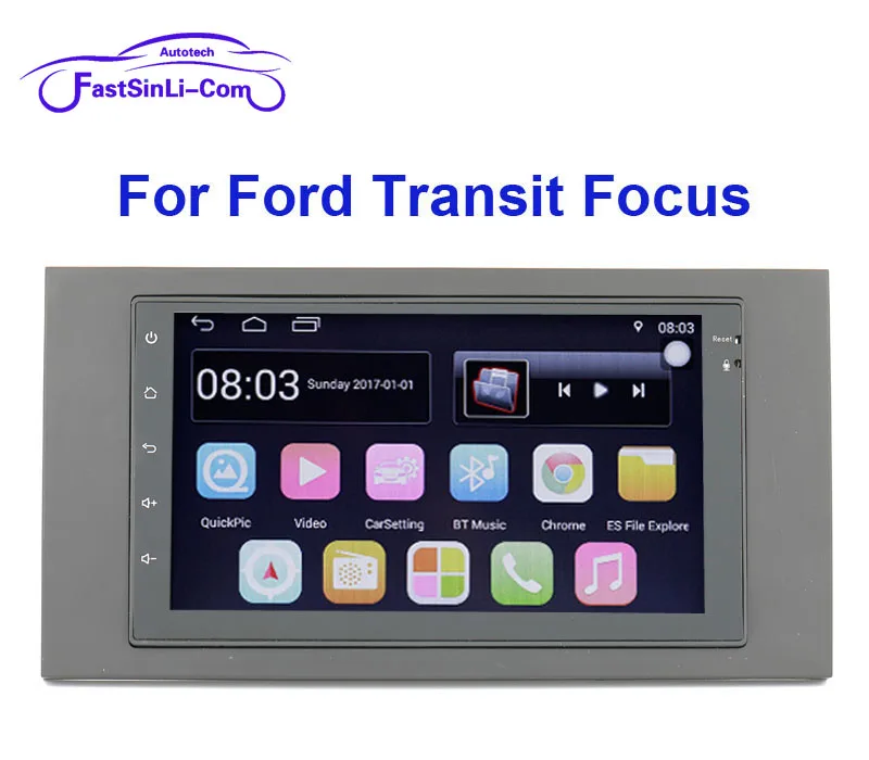 

Car 7inch Android Radio For Ford Transit Focus max 2din 7 inch Multimedia Player GPS Navigation DVR