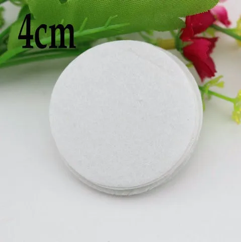 

2017 White Color Round Felt fabric Pads Accessory Patches ircle Felt Pads,DIY Fabric Flower Accessories 1000pcs/lot