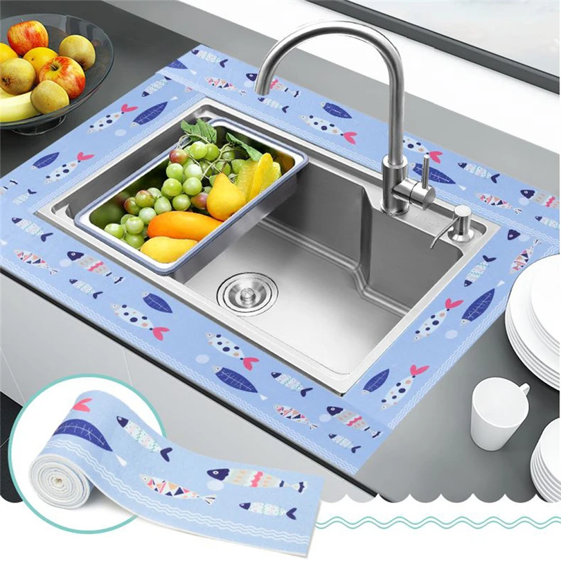 

Bath Wall Sealing Strip Self-Adhesive Kitchen Caulk Tape Bath Sink Basin Edge Multiple size Wall Corner Line Sink Stickers JJ20