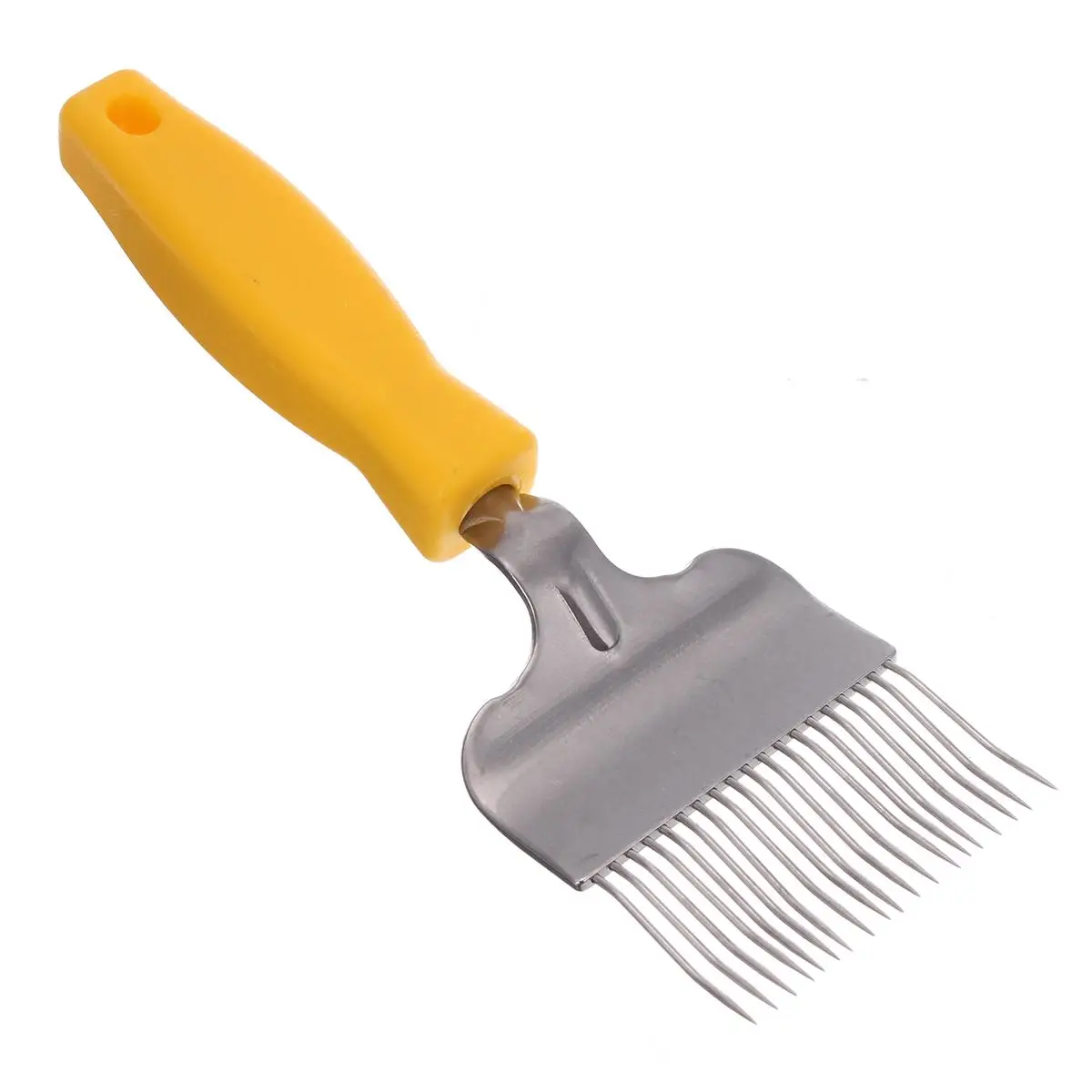 Honey Fork Beekeeping Stainless Steel Uncapping fork Iron Honeycomb Honey Scraper Wooden Handle Tool