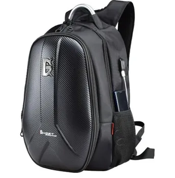 GHOST RACING Waterproof Motorcycle Bag Carbon Fiber Hard Shell Motorcycle Trunk Backpack Multifunction Computer Double Shoulder GHOST RACING Waterproof Motorcycle Bag Carbon Fiber Hard Shell Motorcycle Trunk Backpack Multifunction Computer Double Shoulder