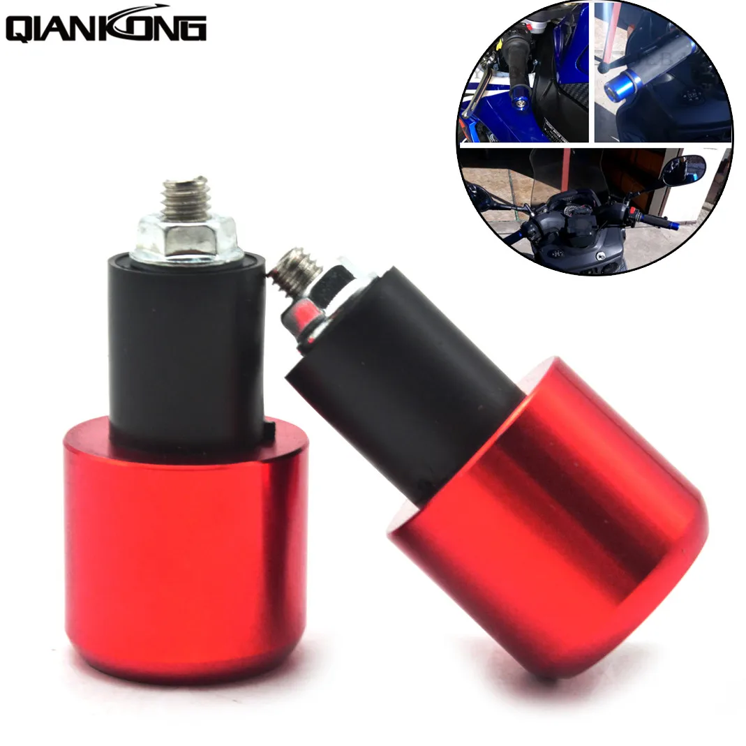 

With LOGO HOT 7/8 "22mm Motorcycle CNC Handlebar cap handlebar Grips Bar Ends for SUZUKI GSXR1000 K1 K3 K5 K7 K9 TL1000 DL1000