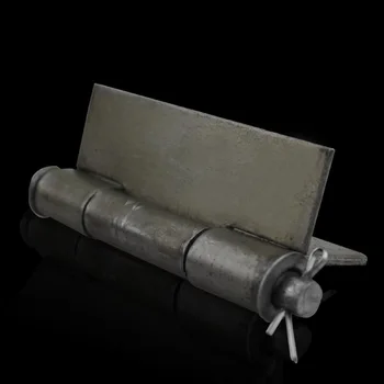 

welding large iron gate hinge / non SCREW hole hinge