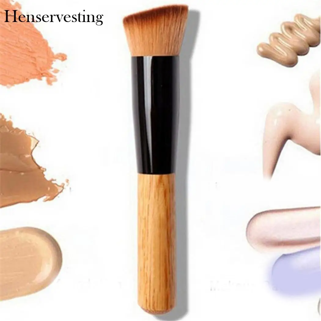 

Blush Makeup Brush Wood soft Nylon hair no irritation Power Liquid Foundation Cream Cosmetics Makeup Tool