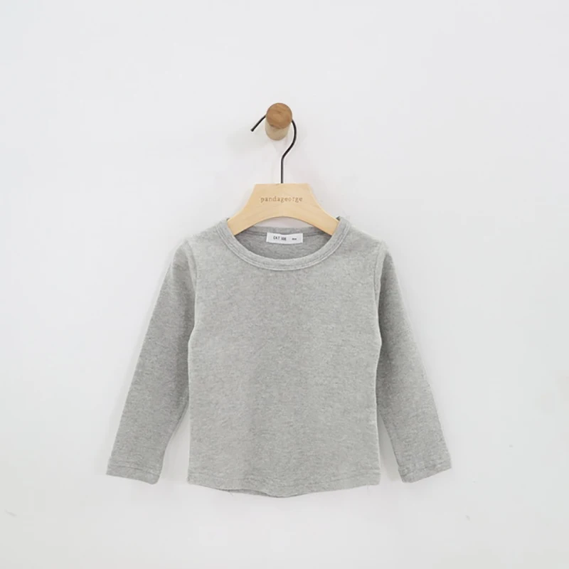 

2018 Autumn Winter Cotton Kids T Shirt Candy Color Long Sleeve Baby Boys Girls T-Shirt Children Pullovers Tee Girl Boys Clothes