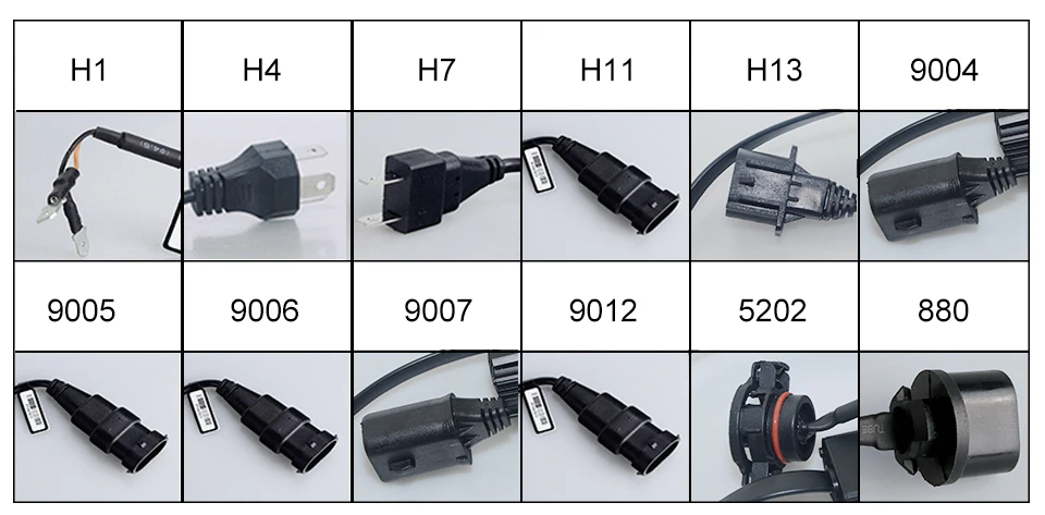 Car light car headlamp LED bulb H4 H7 (17)