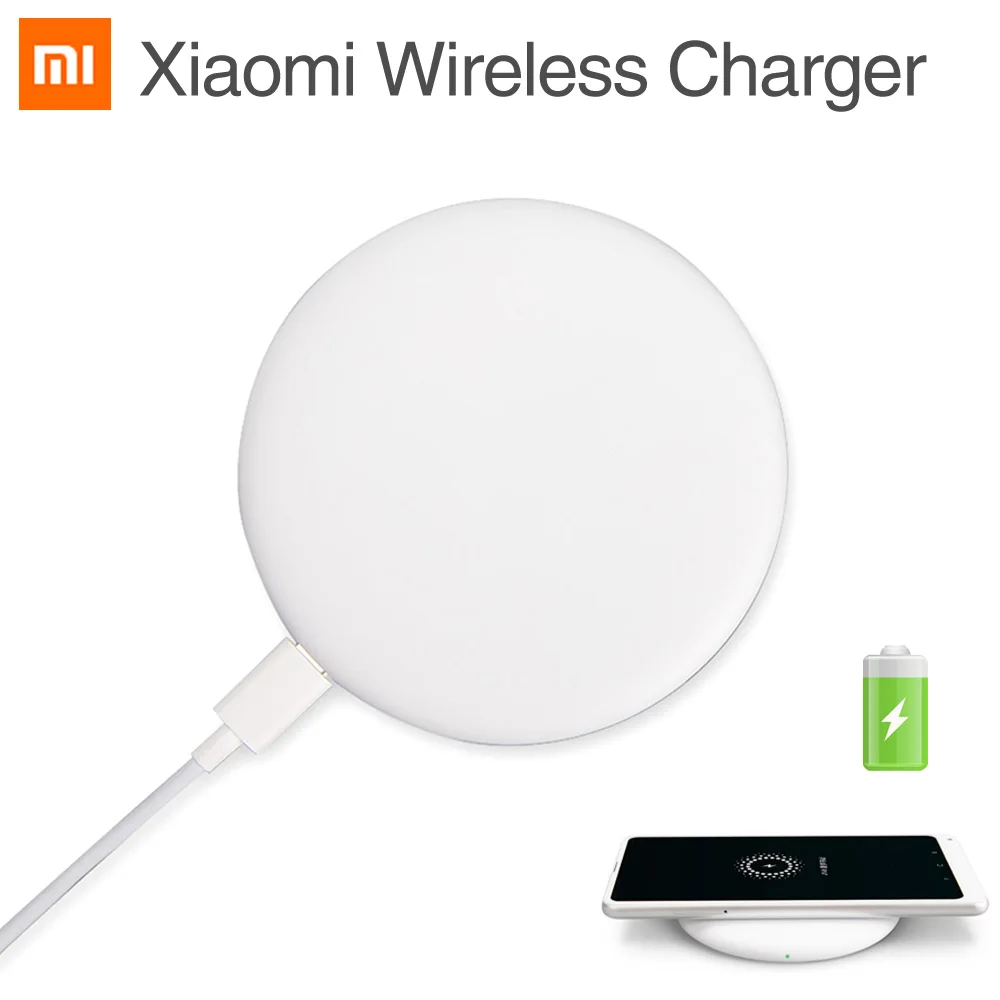 

Newest Xiaomi Wireless Charg-er Fast Charge Type-C Quick Charge for Mi MIX 2S/iPhone X/Galaxy Qi Standard Cellphones