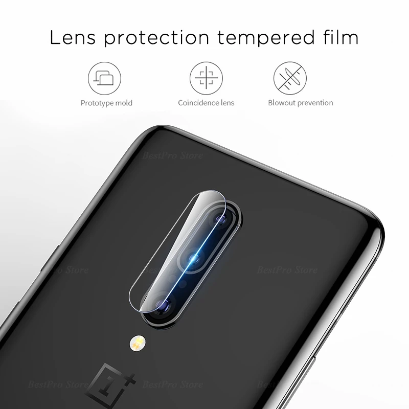 Стекло для объектива камеры OnePlus 7 Pro 1 + закаленное стекло One Plus пленка Защитная на