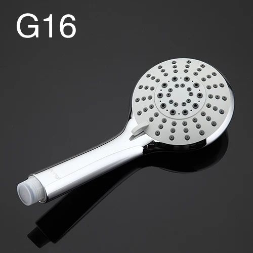 Gappo 1Pc Top Quality 5 Ways Round Bath Hand Shower Heads Bathroom Accessoriess ABS Chrome Water Saving Rain Shower Head G16 - Цвет: G16