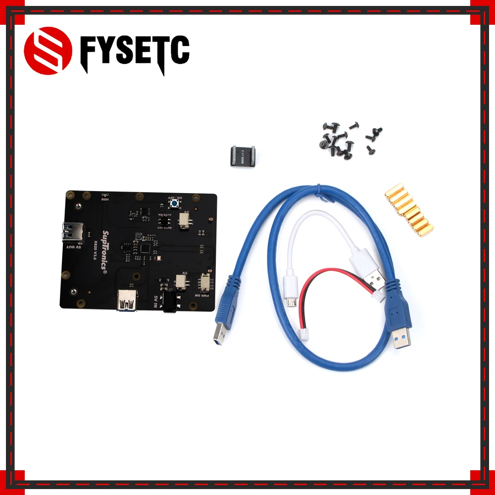 

Raspberry Pi X820 V3.0 2.5 inch SATA HDD/SSD Storage Expansion Board for Raspberry Pi 3 B+ (Plus) / 3 B / 2 B