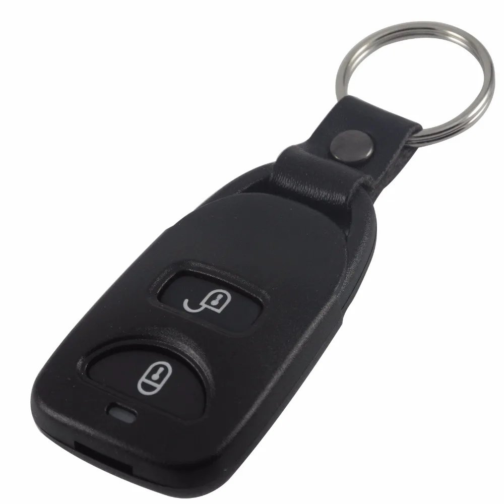 

jingyuqin 3 Buttons Remote Key Shell Control Fob Case 2 +1 Panic Cover For Hyundai Tucson Elantra Accent SANTA FE
