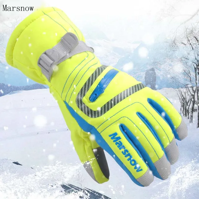 US $11.67 30 Degree Marsnow Brand Men Women Ski Snow Riding Gloves Windproof Outdoor Sport Thermal Snowboard