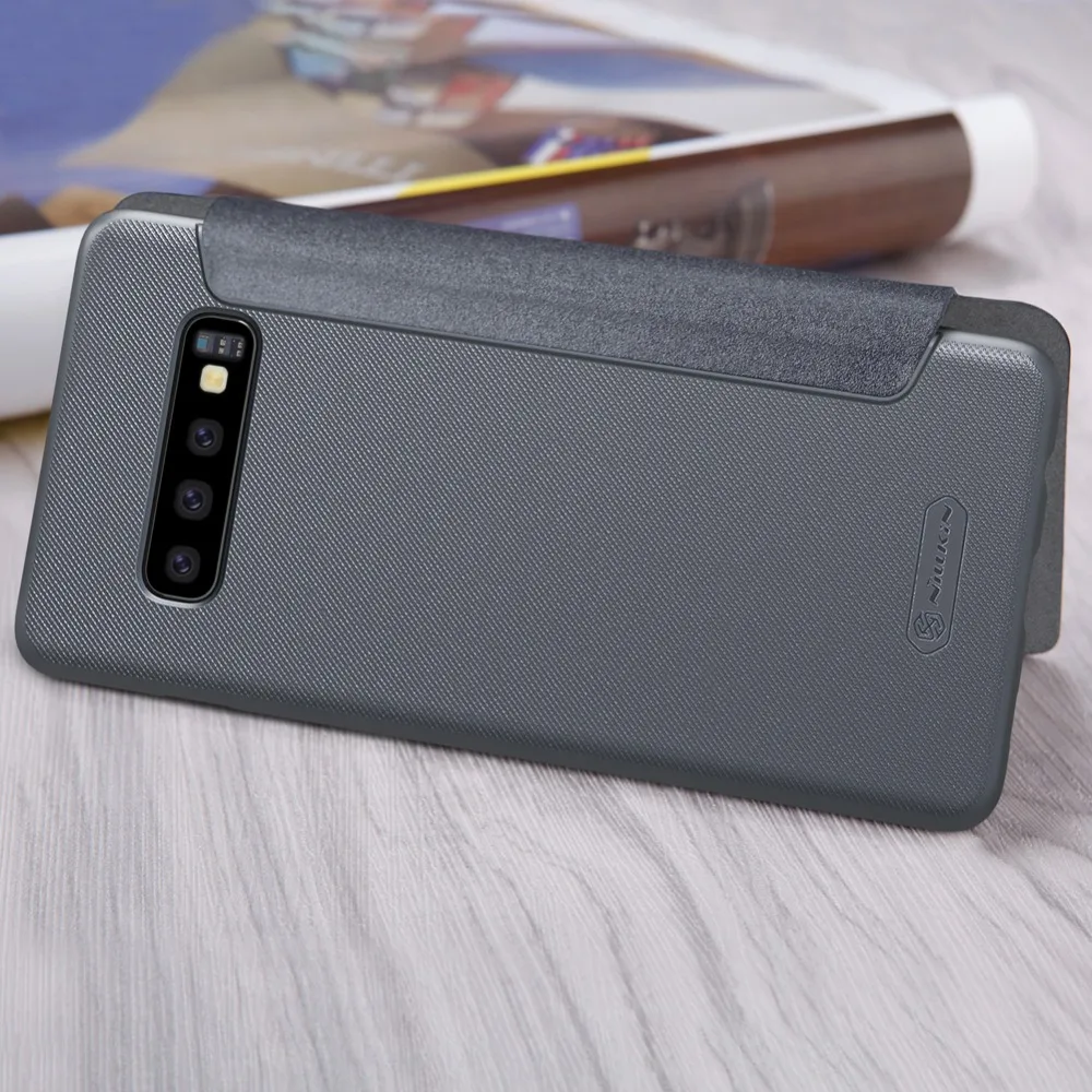 Для samsung Galaxy S10 чехол NILLKIN Sparkle Роскошные Флип раскладный кожаный чехол Роскошный тонкий чехол-накладка для samsung S10 Nilkin чехол для телефона