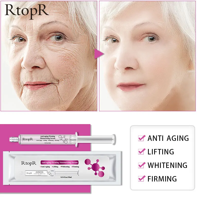 

Hyaluronic Acid+ Mango Injection Face Serum Liquid Tights Anti-Wrinkle Anti Aging Collagen Facail Essence Moisturizing Whitening