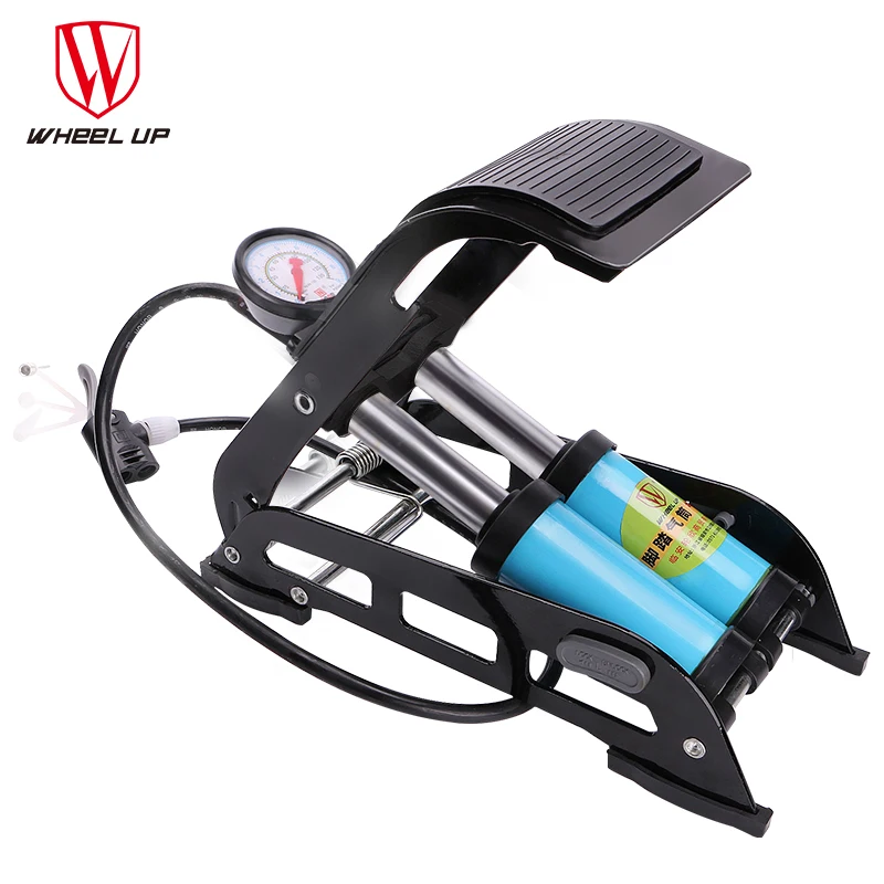 

2017 WHEEL UP New High Pressure Closed Cylinder Folding Portable Barometer Single Tube Pump MTB Mountain Bike Cycling Pump