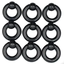 1 пара УФ акриловое кольцо с бусинами, тоннель для ушей и штекер, расширитель для ушей, пирсинг спираль, Сексуальные Ювелирные изделия для тела, серьги