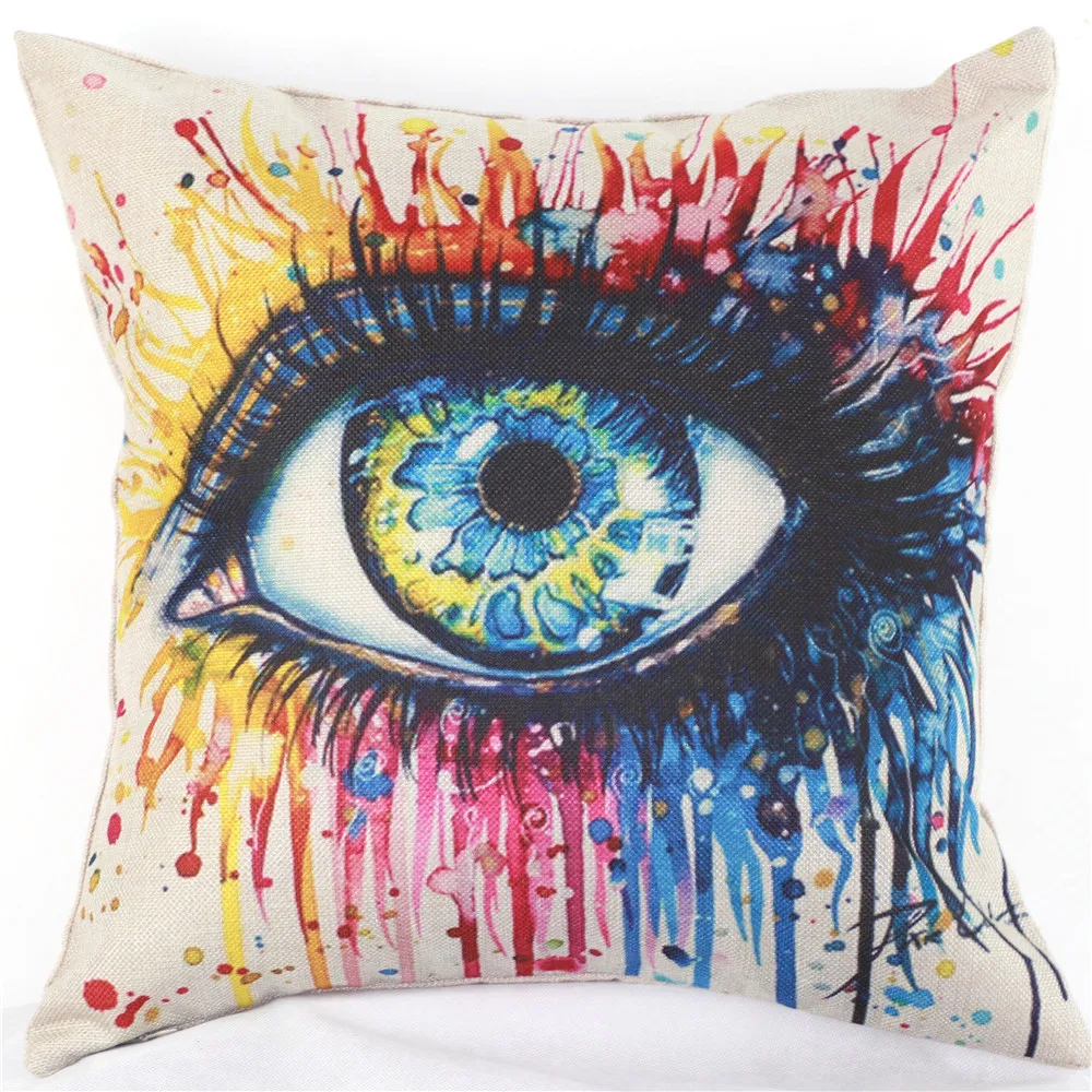 Art Beautiful Sexy printed Cushion Cover Case Halloween Gift Cotton