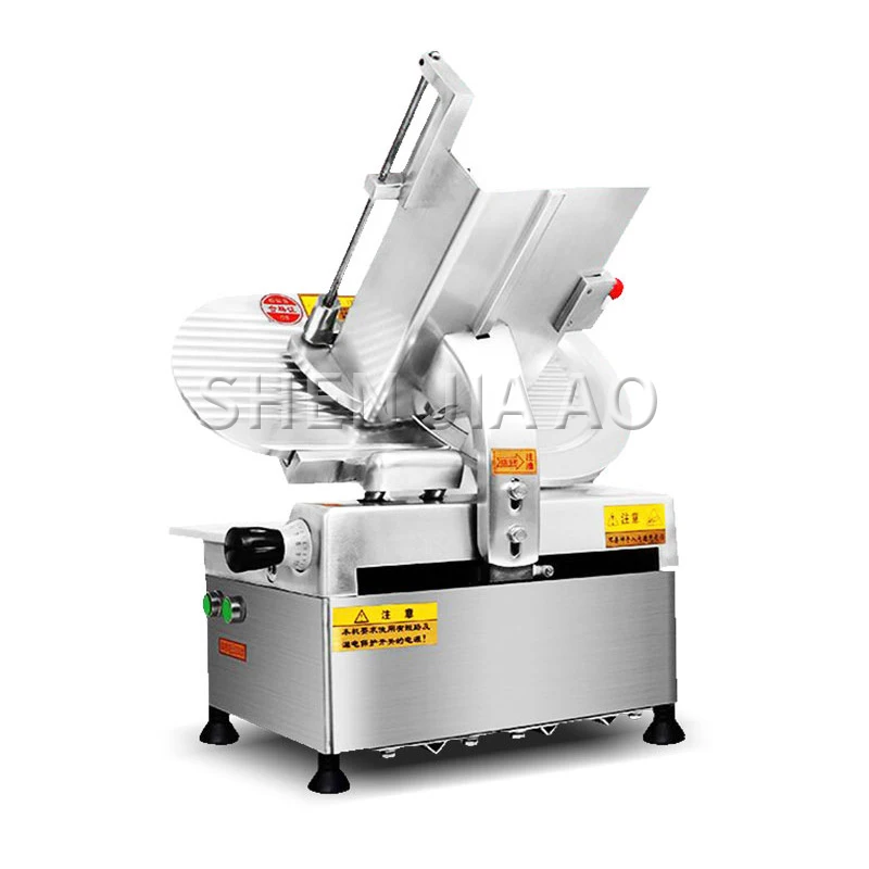 Desktop Stainless Steel Commercial Meat Slicer Electric 12 Inch Automatic Beef And Mutton Roll 1PC | Инструменты