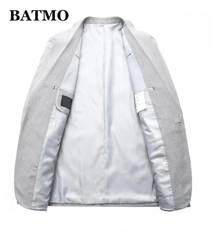 Batmo Новое поступление весенний высококачественный Повседневный Тонкий Блейзер для мужчин, мужские костюмы куртки, повседневные куртки для мужчин плюс-Размер M-4XL 7927