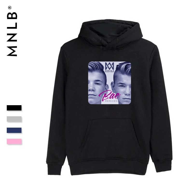 

SMZY Marcus And Martinus Bae Hoodies Men Winter Warm Popular Sweatshirt Comfortable Hooded Pop Hoodie Sweatshirt Casual Hoodies