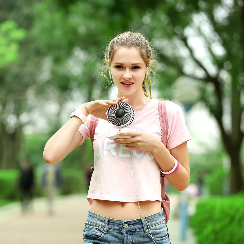 2 мотора летний парный вентилятор для кондиционера перезаряжаемый Li Battery