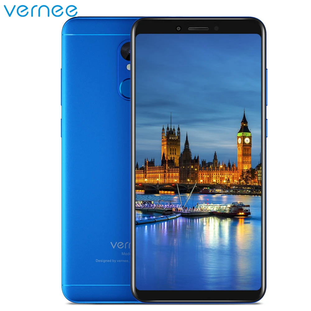 Vernee M6 4G мобильный телефон 18:9 'Ƌ.7 Все экран мм 6 9 тонкий Android 7 0 MT6750 Octa Core B + 13MP
