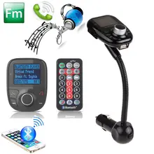 Trasmettitore FM Vivavoce Bluetooth Kit Per Auto MP3 del Giocatore di Musica Radio Adattatore con Telecomando Per il iphone Samsung LG Smartphone