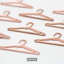 JIANWU/Rose Gold Series Metallic color bowknot modelling Paper clip Fashion business office lady style Office stationery set