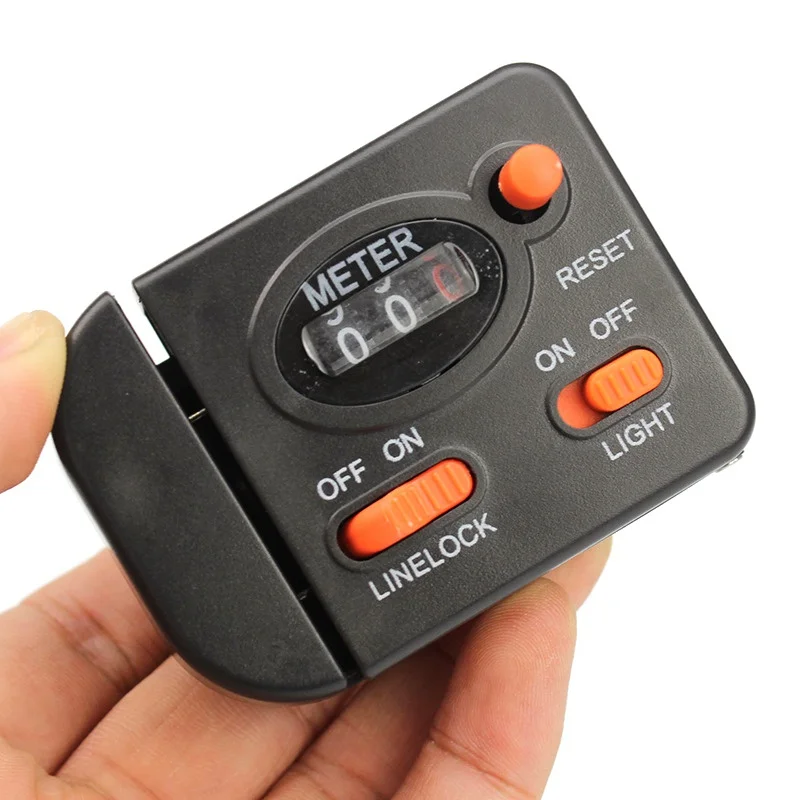 

Professional Manual Fishing Line Length Counter Fishing Line Counter Full-featured Equipped With Light Fishing Tackle Tool