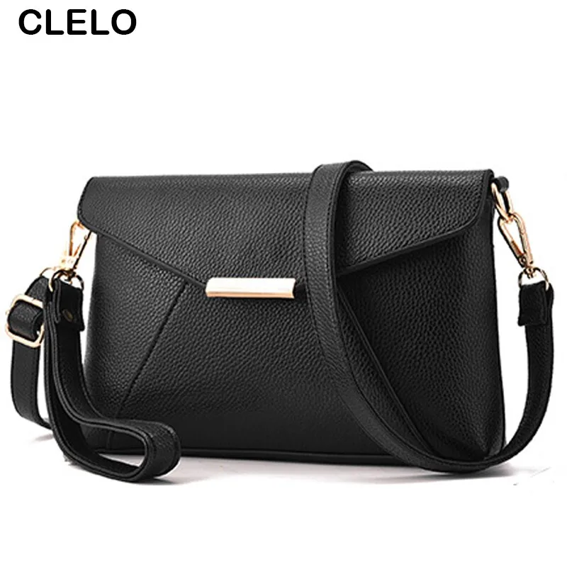 CLELO 2017 Black font b Women b font font b Bag b font Envelope Ladies Party