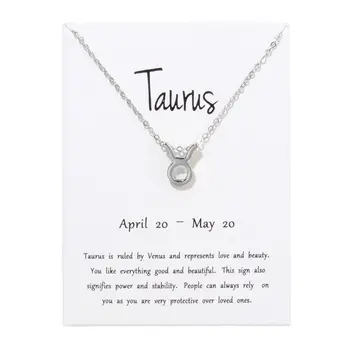 

12 Constellations Necklace Pendant Aries Taurus Gemini Cancer Leo Virgo Libra Scorpio Sagittarius Capricorn Aquarius Pisces