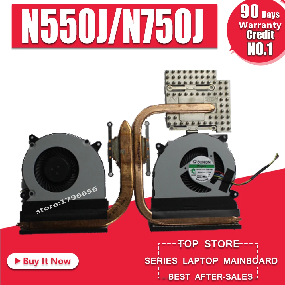 جديد الأصلي وحدة المعالجة المركزية مروحة تبريد ل ASUS N550 N550J N550JA N550JK N550JV N750 N750J N750JV N750JK G550J G550JK N550L Q550L غرفة التبريد جديد الأصلي وحدة المعالجة المركزية مروحة تبريد ل ASUS N550 N550J N550JA N550JK N550JV N750 N750J N750JV N750JK G550J G550JK N550L Q550L غرفة التبريد