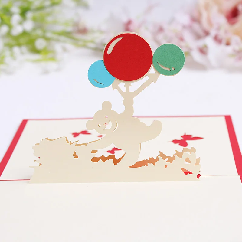 Les Ours Avec Ballons Main Creative Kirigami Et Origami 3d Pop Up Cartes D Anniversaire Pour Bebe Douche Livraison Gratuite Aliexpress Les Ours Avec Ballons Main Creative Kirigami Et Origami 3d Pop Up Cartes D Anniversaire Pour Bebe Douche Livraison Gratuite Aliexpress