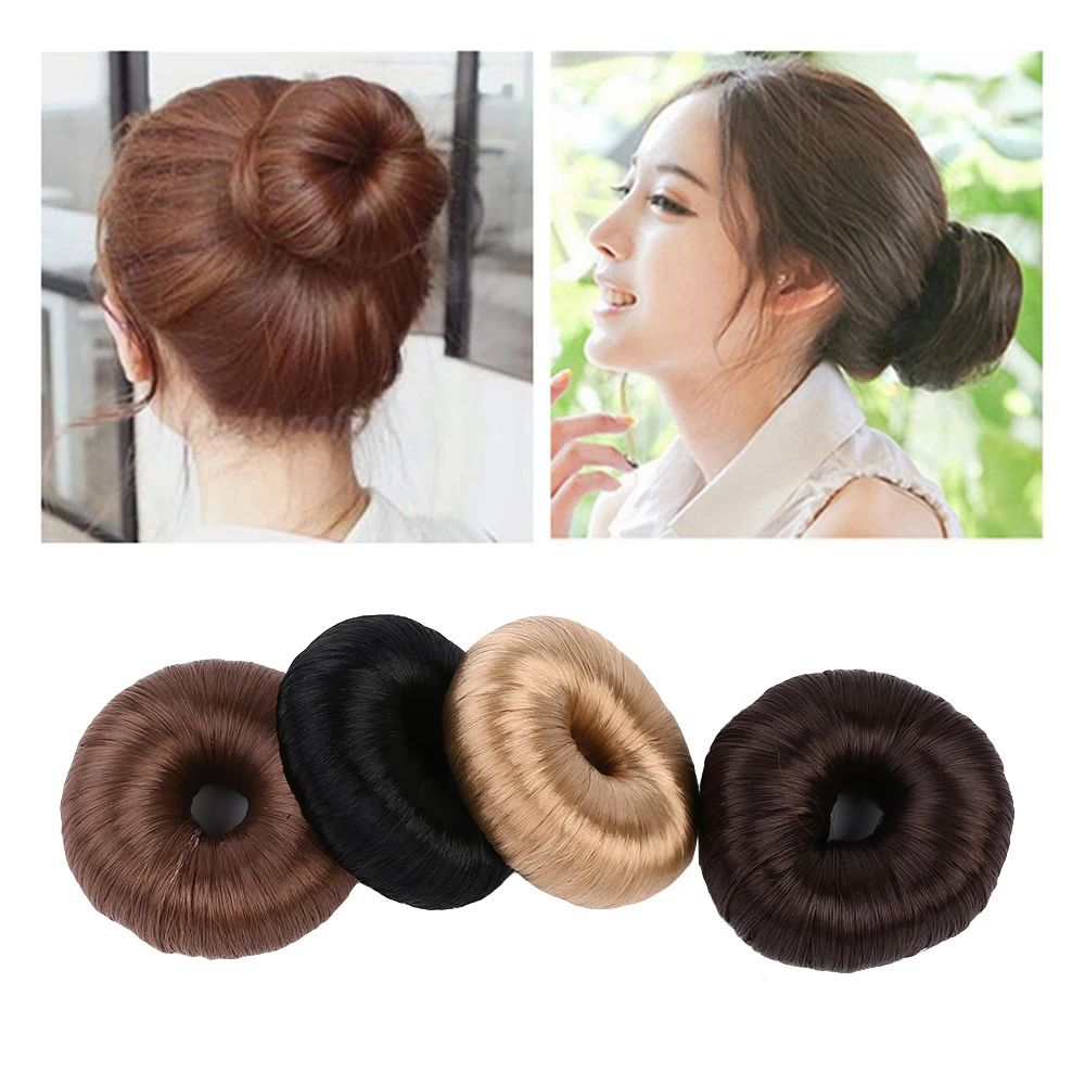Aliexpress Com Buy Hot Women Synthetic Fiber Hair Bun Donuts