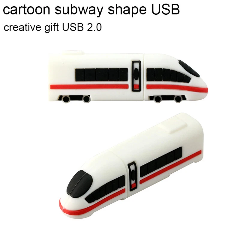 Новый поезд usb-накопитель реального Ёмкость 4 ГБ/8 ГБ/16 ГБ/32 ГБ/64 ГБ USB 2.0 Flash Drive метро usb memory stick творческий подарок