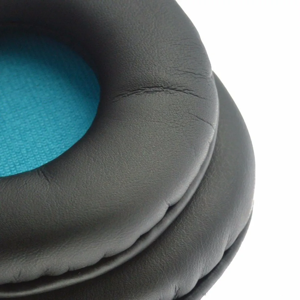 SONY MDR ZX600 ZX600 Headphone Replacement Ear Pad Ear Cushion Ear Cups Ear Cover Earpads Black leather Blue Mesh 