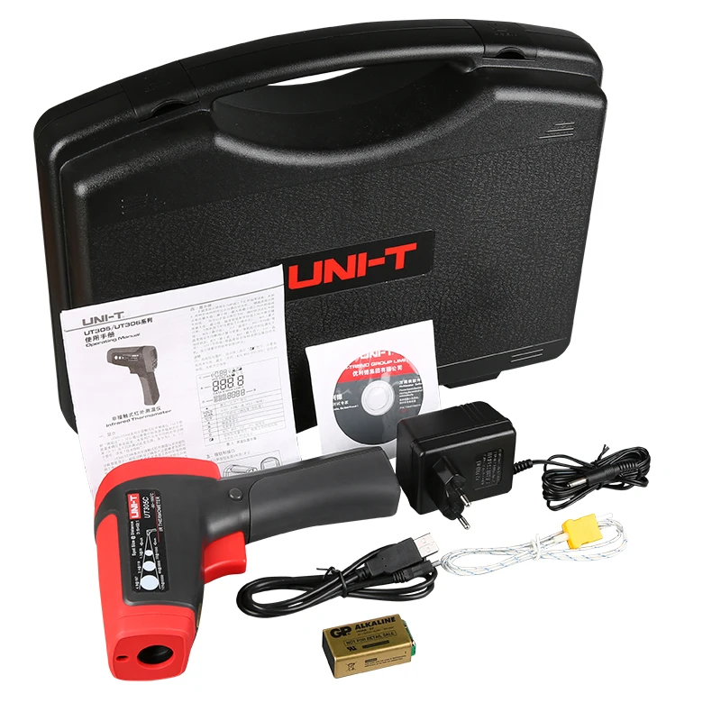 

UNI-T UT305C Handheld Non-Contact Digital Infrared Thermometer IR Laser Temperature Gun Industrial Thermometer UT-305C