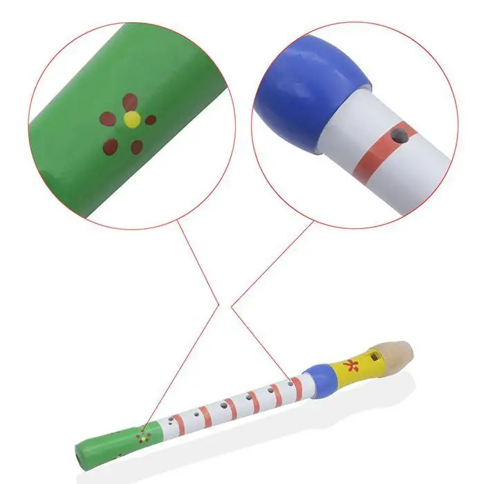 8 отверстий деревянная флейта музыкальный инструмент дети музыкальное хобби дети творческий подарок
