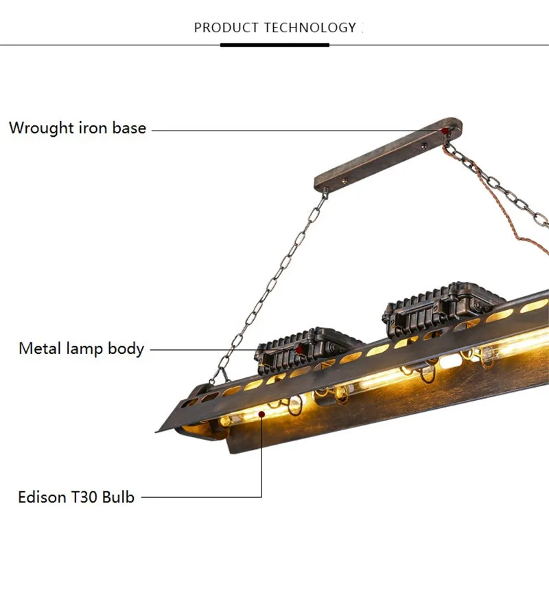 Скандинавский дизайн, промышленный винтажный светодиодный подвесной светильник, железный Эдисон, лофт, подвесной светильник для дома, декоративный светильник s, подвесной светильник