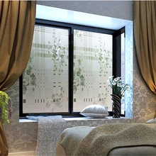 2 м длинные матовые толстые пионы Цветок Стеклянная оконная пленка решетки паста Zhichuang Цветочные наклейки туалет ванная комната пленка специальная