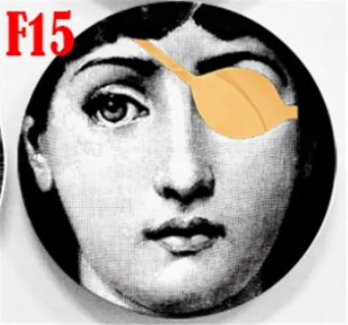 Rosenthal Piero fornasetti настенные подвесные тарелки для дома для отеля для бара задний план Ремесло Украшение - Цвет: 15