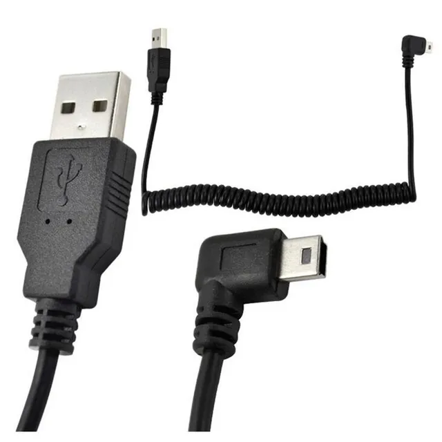 Best Price LBSC 5Ft Spiral Coiled USB MINI 5Pin 5P right angle Male to USB 2.0 A male plug Cable Best Price LBSC 5Ft Spiral Coiled USB MINI 5Pin 5P right angle Male to USB 2.0 A male plug Cable
