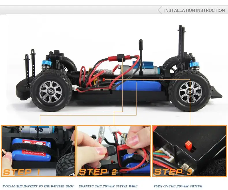 50 км/ч Wltoys A949 гоночный автомобиль RC RTR 4WD 2,4 ГГц Drift Игрушки дистанционного Управление автомобилем 1:18 высокого Скорость электронные автомобиль