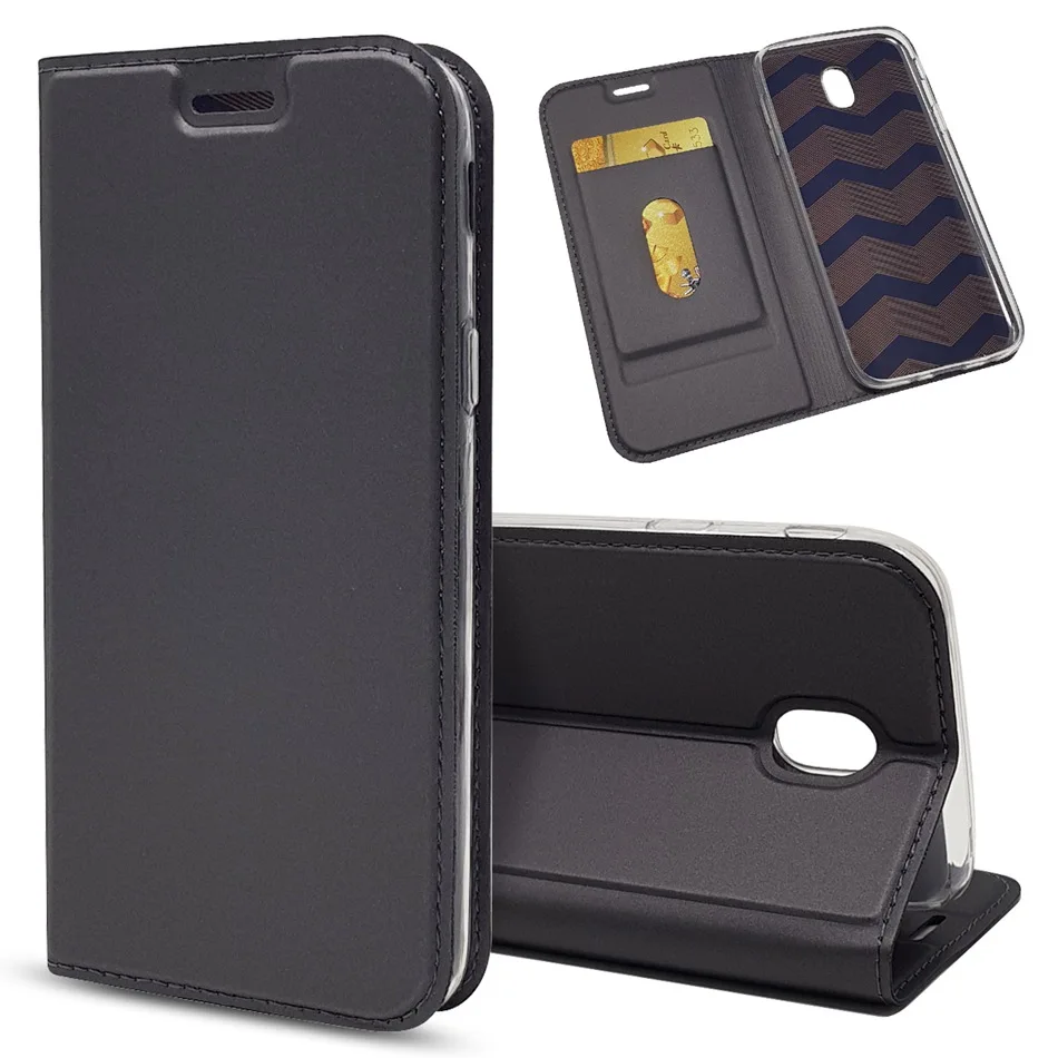 

J730 Luxury Magnet Flip Case For Samsung J7 2017 J5 J330 EU Wallet Leather Cover For Galaxy J5 2017 Card Slot Stand Holder Cases